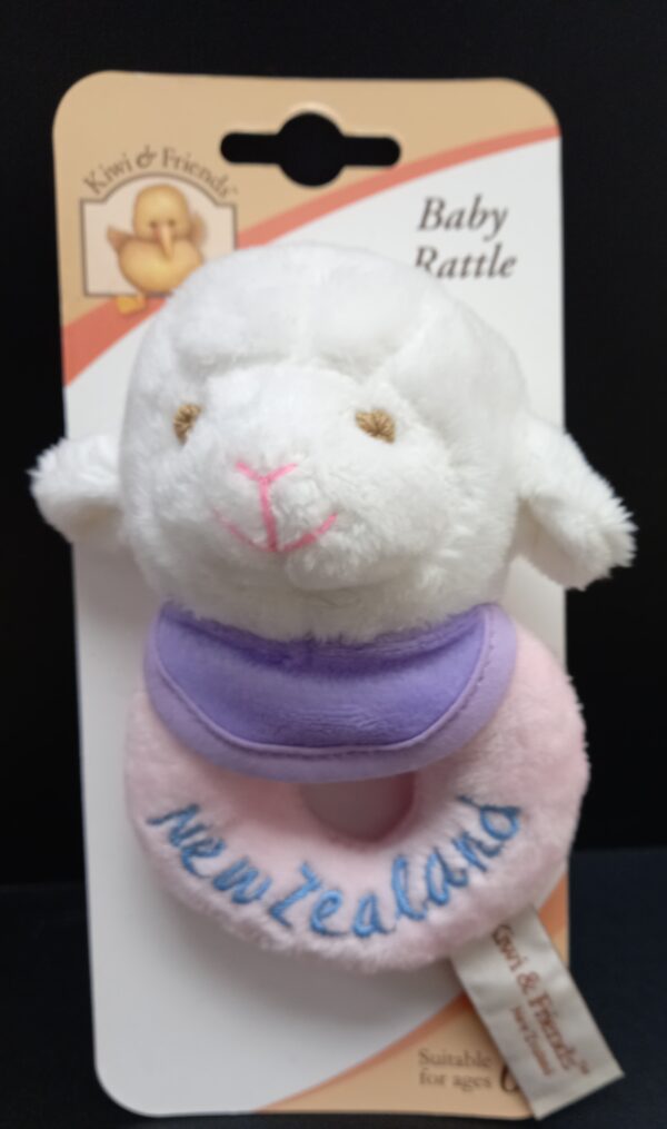 Lamb Baby Rattle